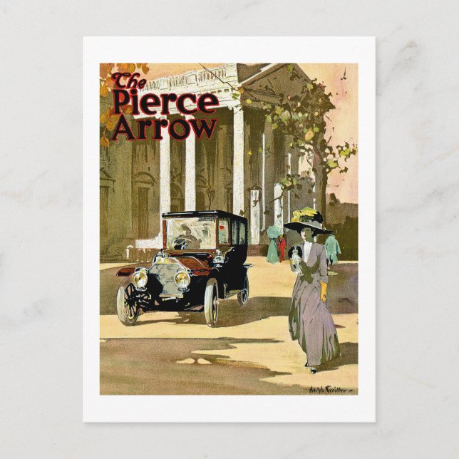 Pierce Arrow Vintage Advertisement Postcard (Front)