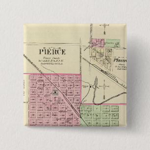 Pierce, Nebraska 2 Inch Square Button