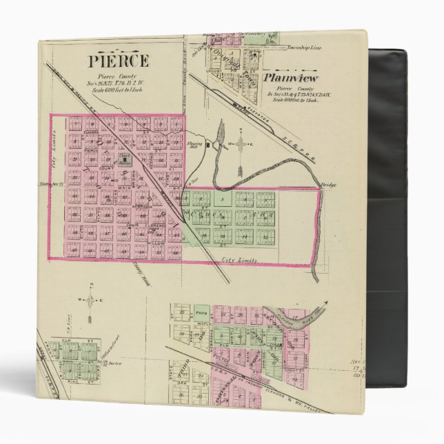 Pierce, Nebraska Binder (Front/Inside)
