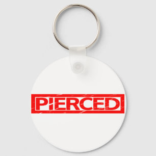 Pierced Stamp Keychain