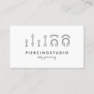 Piercing Business Card