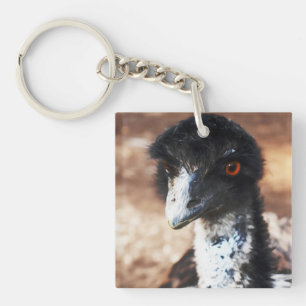 Piercing Eyes of the Outback Keychain