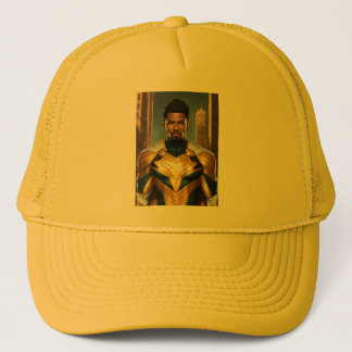 piercing hazel eyes, marvel, highly detailed, blac trucker hat