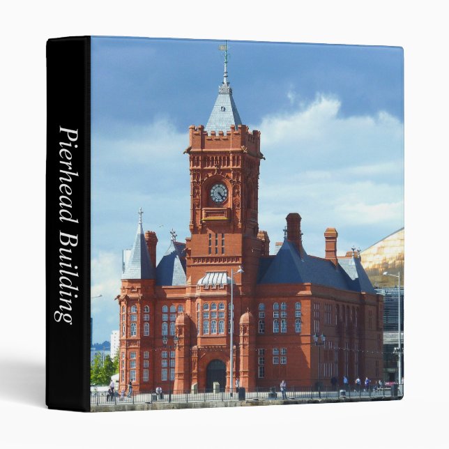 Pierhead Building, Cardiff, Wales (1.0in) Binder (Front/Spine)