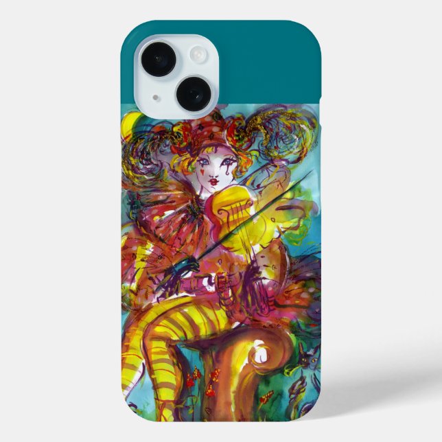 PIERO PLAYING VIOLIN / Venetian Carnival Night Case-Mate iPhone Case (Back)