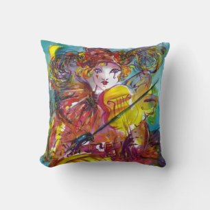 PIERO / Venetian Carnival Night Throw Pillow