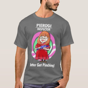 Pierogi Inspector T  Funny Xmas Dinner Gift Kids T-Shirt