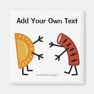 Pierogi & Kielbasa - Customizable Magnet