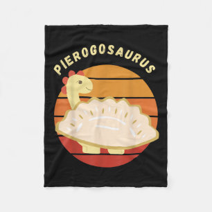 Pierogi Polish Pierogosaurus Poland Dumplings Pier Fleece Blanket