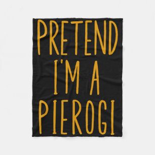 Pierogi Polska Poland Funny Food Dumpling Hallowee Fleece Blanket