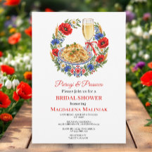 Pierogi & Prosecco Polish Folk Bridal Shower 