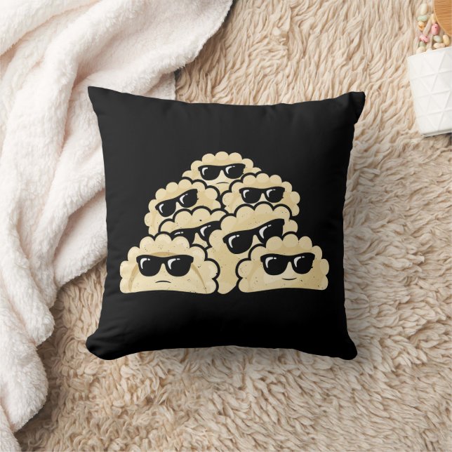 Pierogi Squad, Pierogi Lover, Pierogies Polish Throw Pillow (Blanket)