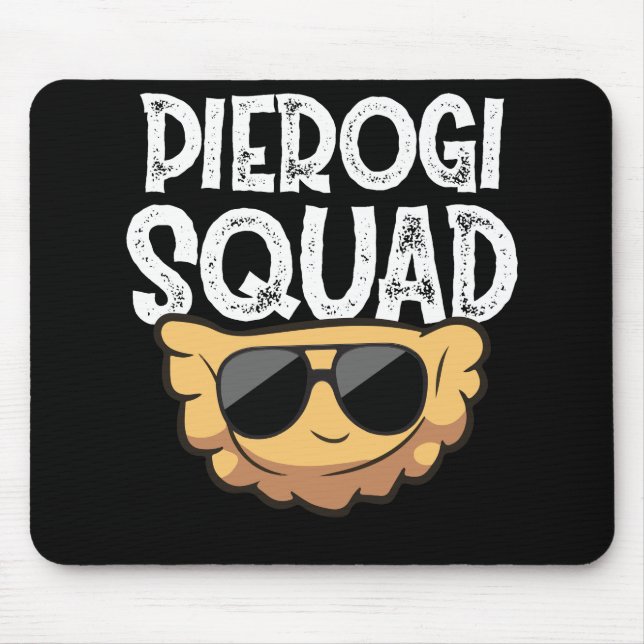Pierogi Squad Polish Food Poland Funny Mouse Pad (Front)