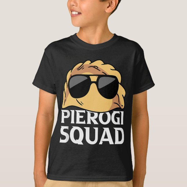 Pierogi Squad Polish Food Poland Funny T-Shirt (Front)