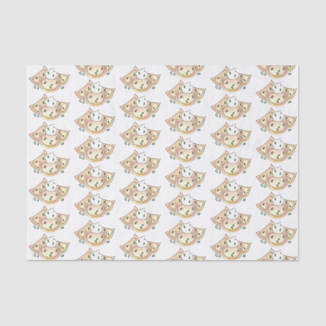 Pierogies Polish Cuisine Potato Dumplings Foodie Tissue Paper (Front)