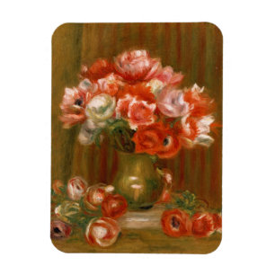Pierre A Renoir Anemones Magnet