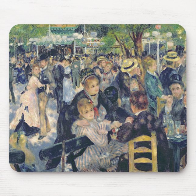 Pierre A Renoir | Ball at the Moulin de la Galette Mouse Pad (Front)