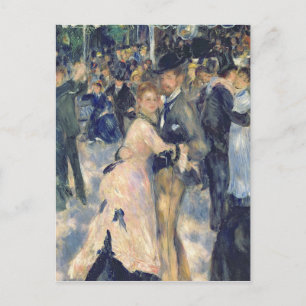 Pierre A Renoir   Ball at the Moulin de la Galette Postcard