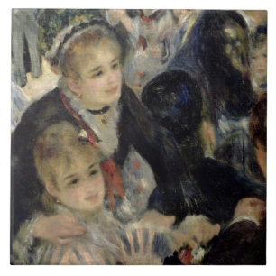 Pierre A Renoir   Ball at the Moulin de la Galette Tile