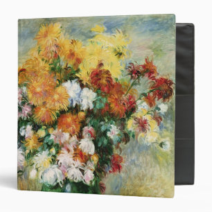 Pierre A Renoir Bouquet of Chrysanthemums Binder