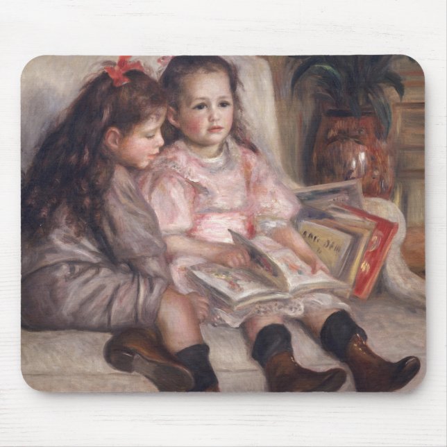 Pierre A Renoir | Children Of Martial Caillebotte Mouse Pad (Front)