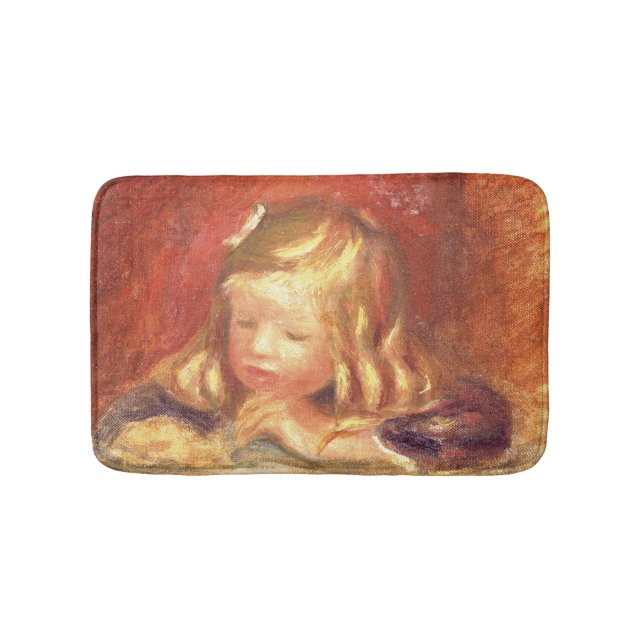 Pierre A Renoir | Coco at the Table  Bath Mat (Front)