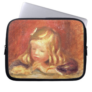 Pierre A Renoir   Coco at the Table  Laptop Sleeve
