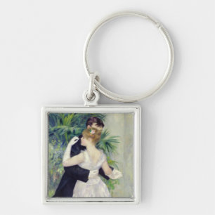 Pierre A Renoir   Dance in the City Keychain