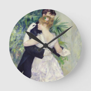 Pierre A Renoir   Dance in the City Round Clock