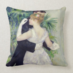 Pierre A Renoir   Dance in the City Throw Pillow