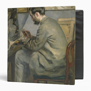 Pierre A Renoir Frederic Bazille at his Easel Binder