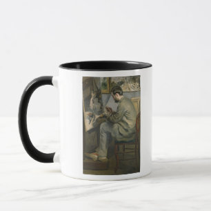 Pierre A Renoir   Frederic Bazille at his Easel Mug
