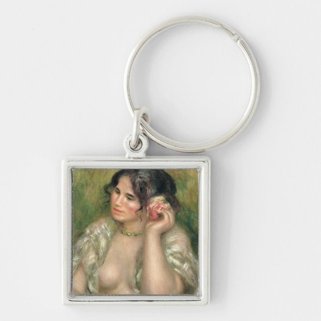 Pierre A Renoir | Gabrielle with a Rose Keychain (Front)