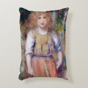 Pierre A Renoir   Gypsy Girl Decorative Pillow