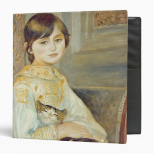 Pierre A Renoir Julie Manet with Cat Binder