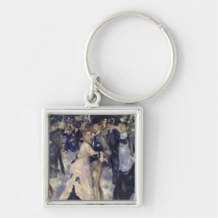 Pierre A Renoir   Le Moulin de la Galette Keychain
