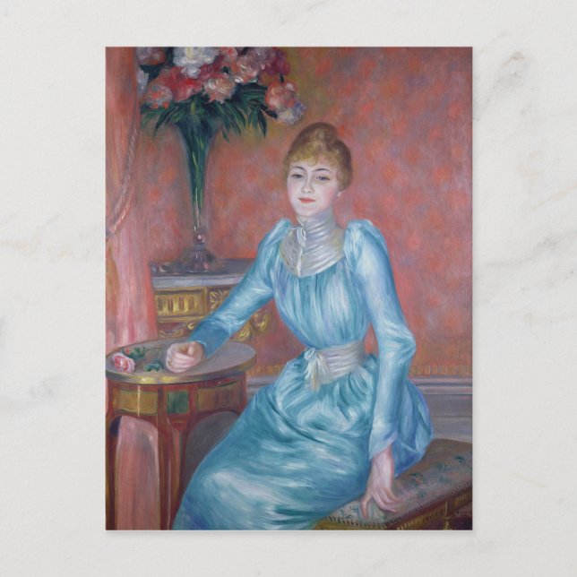 Pierre A Renoir | Madame de Bonnieres Postcard (Front)