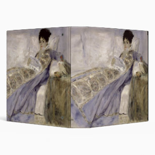 Pierre A Renoir Madame Monet on a Sofa Binder