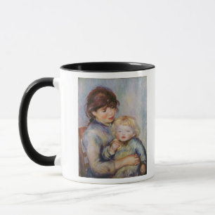Pierre A Renoir Maternity, Child with a biscuit Mug