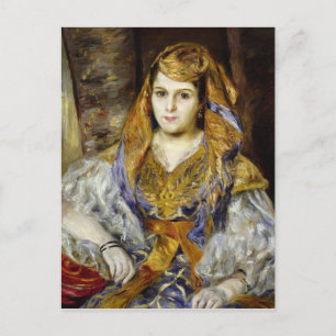 Pierre A Renoir Mme. C. Stora in Algerian Dress Postcard
