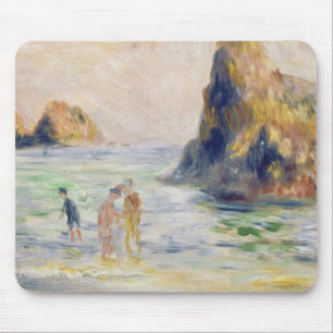 Pierre A Renoir Moulin Huet Bay, Guernsey Mouse Pad