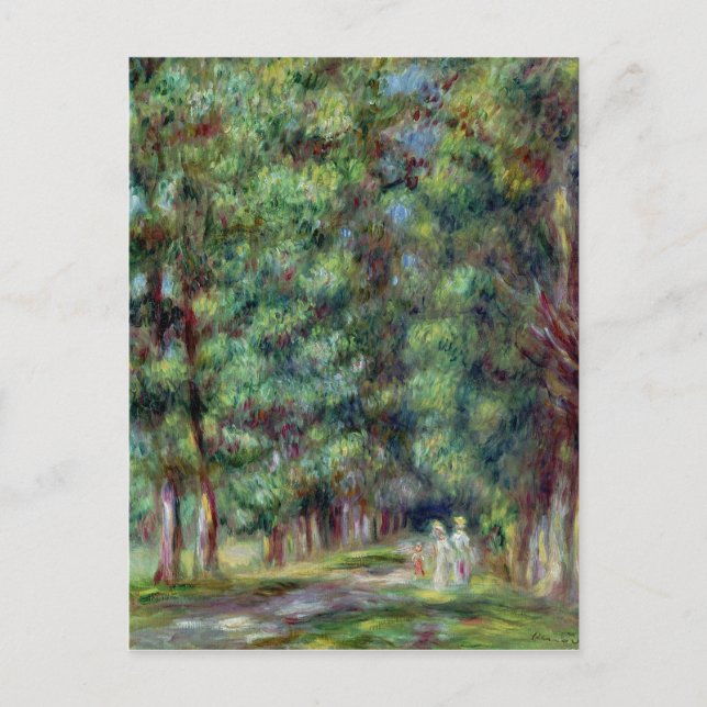 Pierre A Renoir | Path in a Wood Postcard (Front)