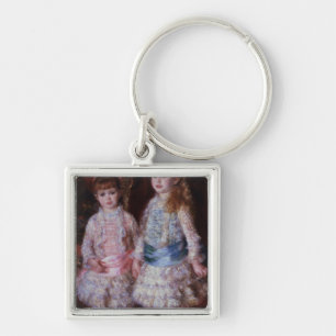 Pierre A Renoir Pink and Blue Keychain