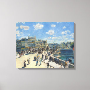 Pierre A Renoir Pont Neuf, Paris Canvas Print