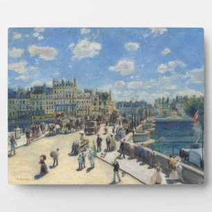 Pierre A Renoir Pont Neuf, Paris Plaque