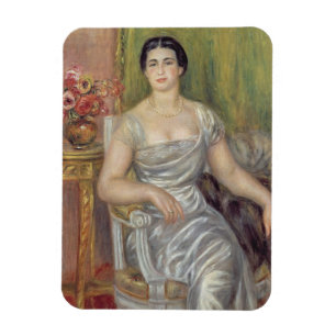 Pierre A Renoir   Portrait of A. Valliere-Merzbach Magnet