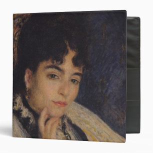 Pierre A Renoir Portrait of Mme. Alphonse Daudet Binder