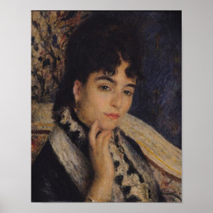 Pierre A Renoir   Portrait of Mme. Alphonse Daudet Poster