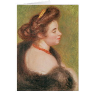 Pierre A Renoir   Portrait of Mme. Maurice Denis