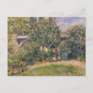 Pierre A Renoir Railway Bridge at Chatou Postcard
